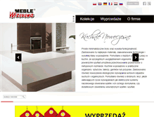 Tablet Screenshot of meblewrzosowa.pl